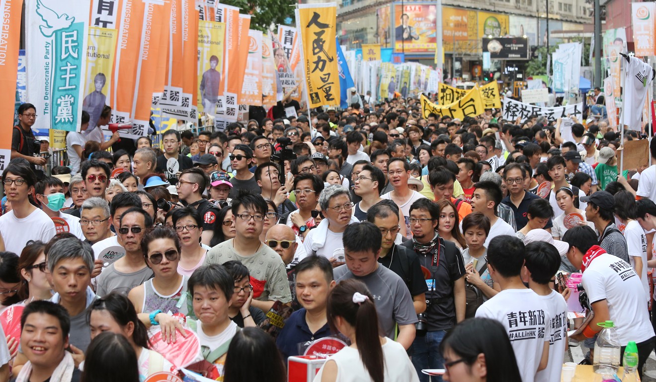 Tens of thousands of people are expected to join the march on July 1. Photo: Dickson Lee
