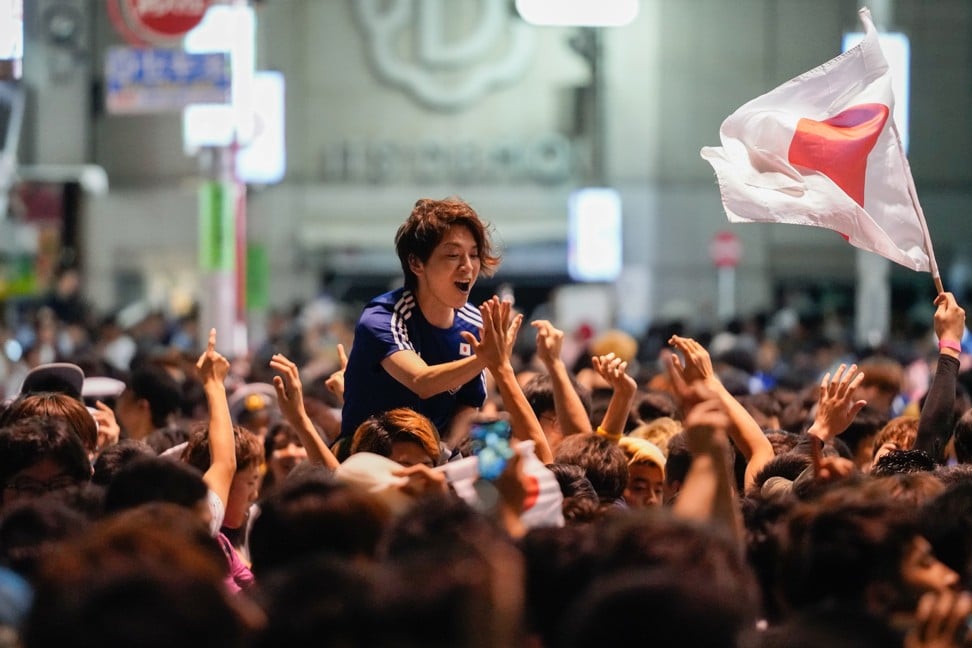 Japanese fans are torn over the team’s tactics against Poland. Photo: EPA