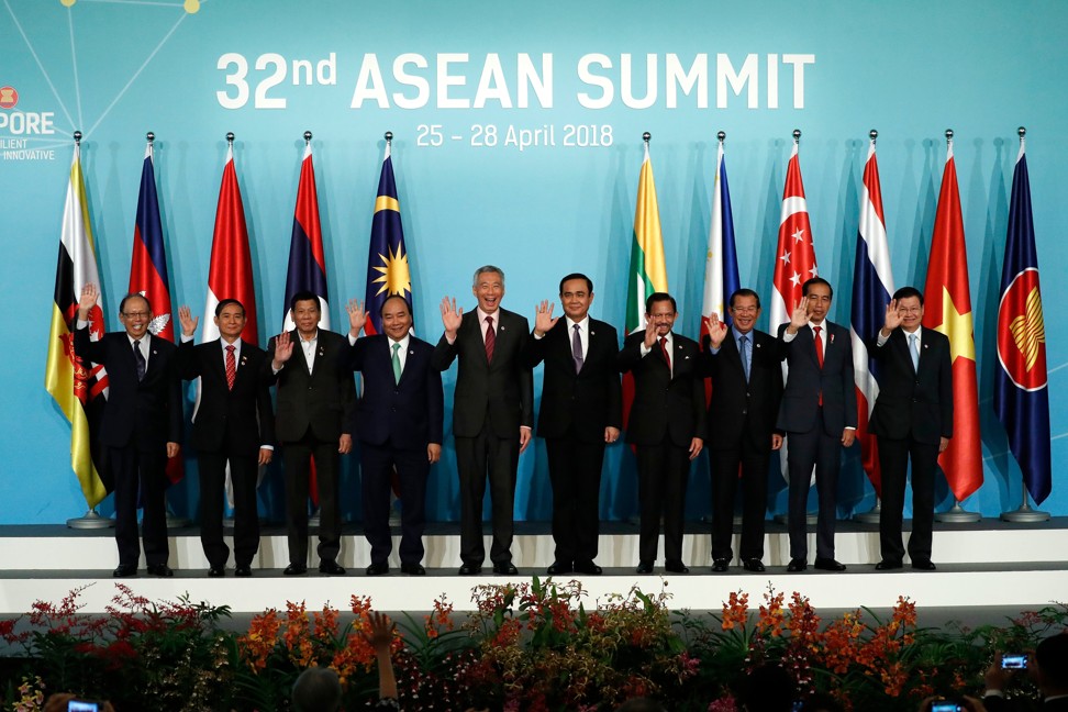 Leaders and country representatives attend the opening ceremony of the 32nd Asean Summit on April 28 in Singapore. Photo: AP