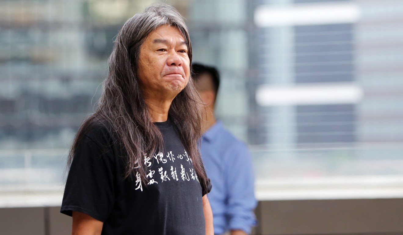 Leung Kwok-hung says the sentence against him is “the shame of Hong Kong’s legal sector”. Photo: Xiaomei Chen