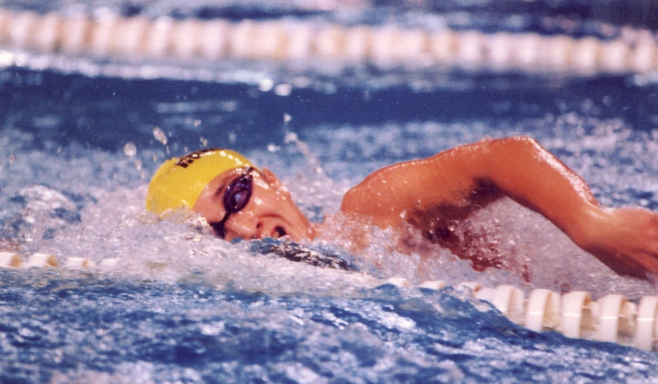 Fong competing in the Sydney Olympics in 2000.