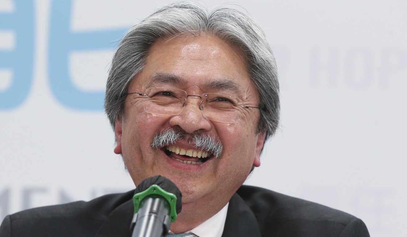 Former financial secretary John Tsang dismissed an English-language question at a press briefing in 2008 about measures to combat the global financial crisis, saying he did not have a “prepared transcript in English”. Photo: K. Y. Cheng