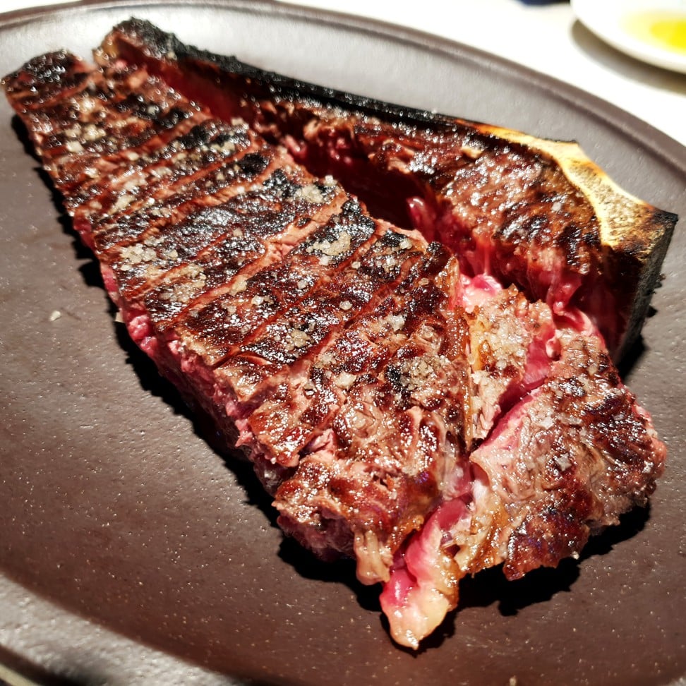 Beef chop at Etxebarri.