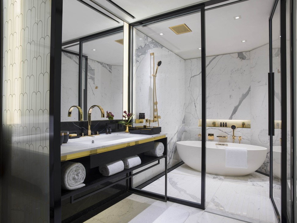 Besides these sumptuous bathrooms, the hotel offers plenty of ways to pamper yourself.