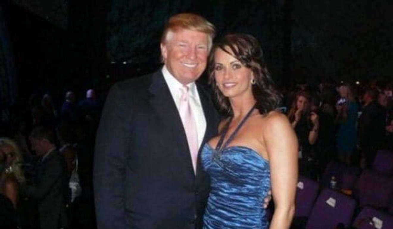McDougal is seen with Trump in this undated photograph. Photo: Karen McDougal/Twitter