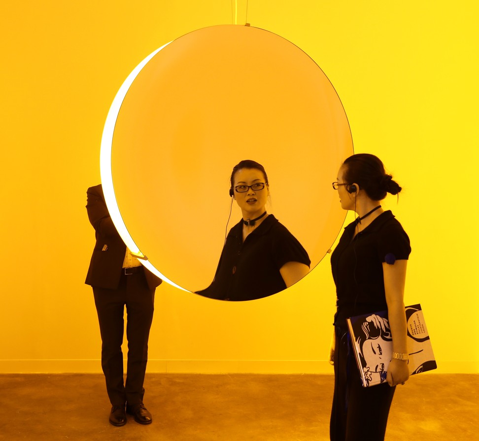 Concave Sun (2017), by Olafur Eliasson, at Art Basel Hong Kong, the fair that helped turn the city into Asia’s largest art market. Picture: K.Y. Cheng