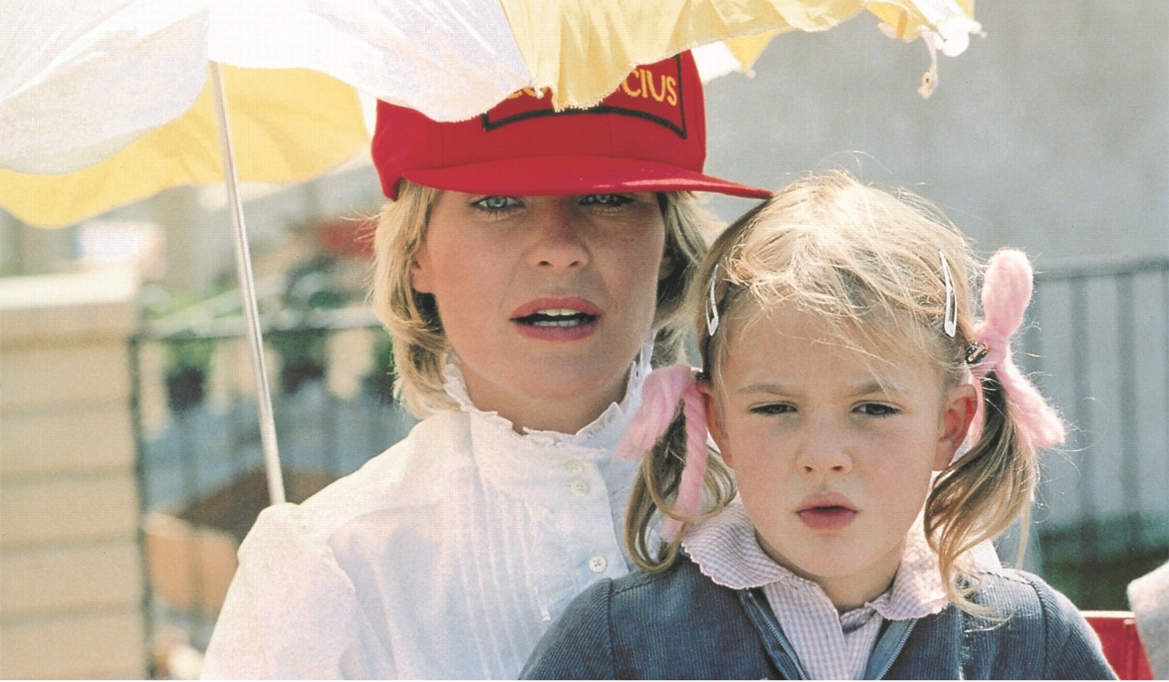 Drew Barrymore (right) and Dee Wallace in the movie .