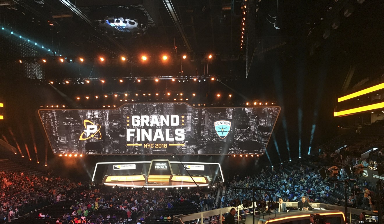 The Overwatch League Grand Finals in New York in July. Photo: AP