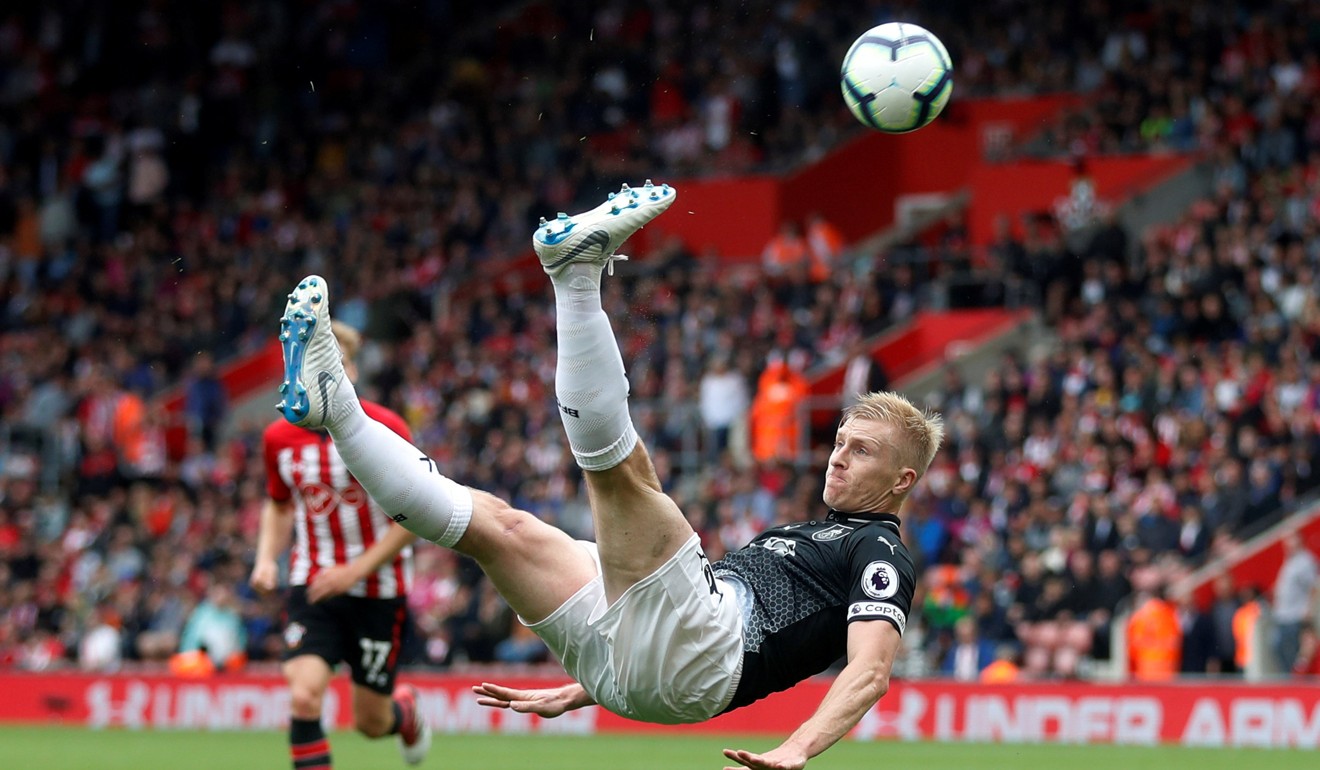 Ben Mee picked up 8 points for Burnley against Southampton. Photo: Reuters