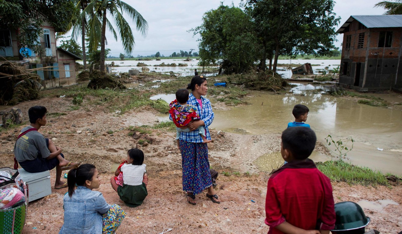 More than 63,000 people were forced from there homes due to flooding. Photo: AFP