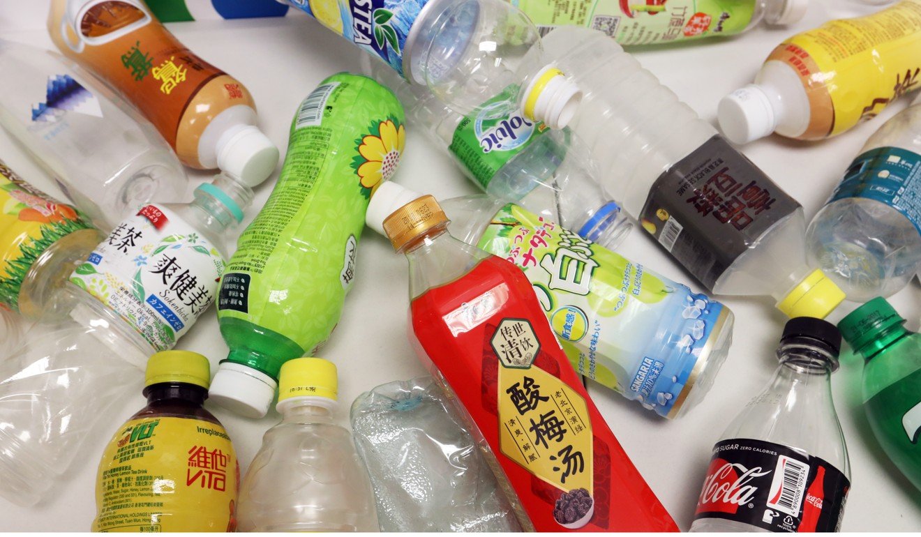 Most of Hong Kong and Taiwan’s dumped plastic bottles come from