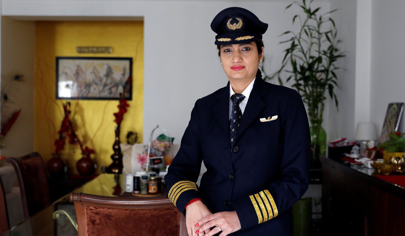 Shweta Singh says her early days of being a pilot were difficult, as “it was a male-dominated area and not easy to break into”. Photo: Reuters