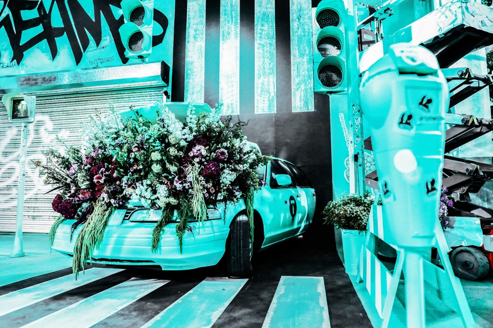 Tiffany and co paper flowers shop