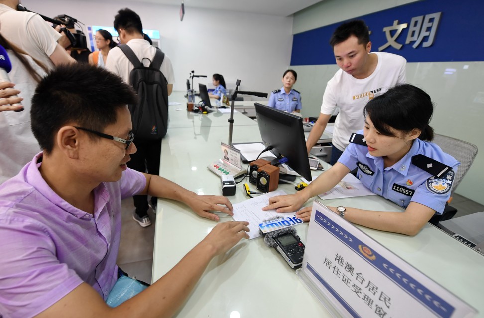 Raymond Sung from Taiwan Democracy Watch said Beijing was using the residence permit scheme to “chip away at Taiwan’s sovereignty”. Photo: Xinhua