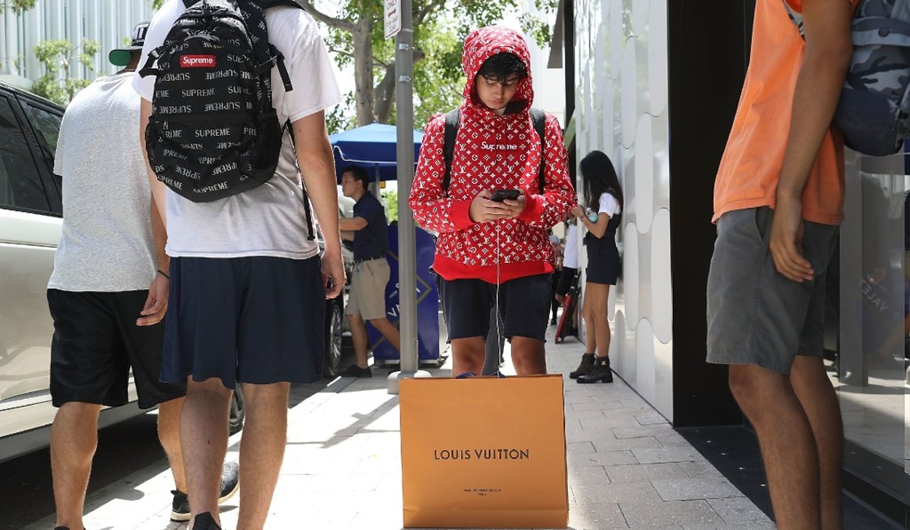 A Supreme fan in China. Photo: Rachel Cheung