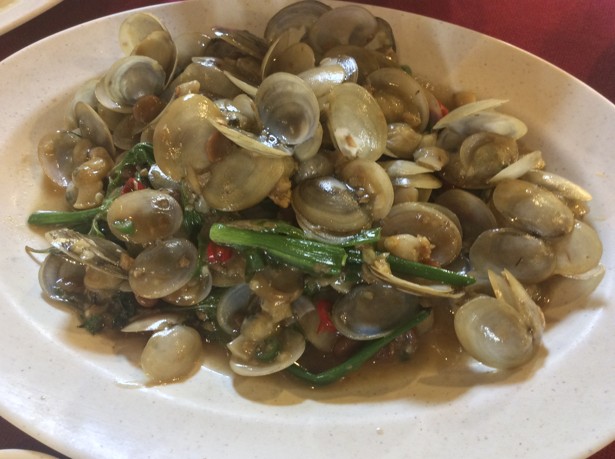 Lala clams at Tek Sen Restaurant. Photo: Susan Jung