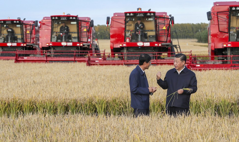 President Xi Jinping made a field visit to China’s northeast – a key agricultural region and former industrial base. Photo: Xinhua