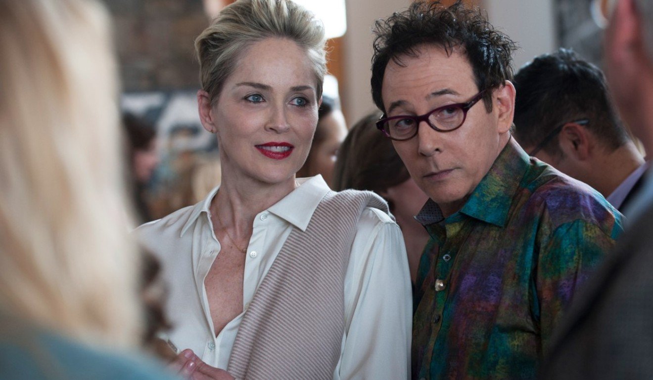 Sharon Stone and Paul Reubens star in HBO’s Mosaic, a whodunit based on the murder of popular children’s book author and illustrator Olivia Lake. Photo: HBO