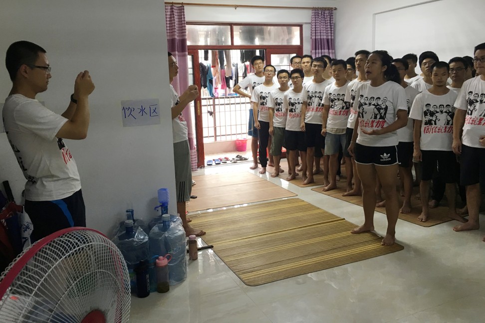 Student activists and others supporting factory workers seeking to form a labour union are seen in a flat in Huizhou on August 23. Photo: Reuters
