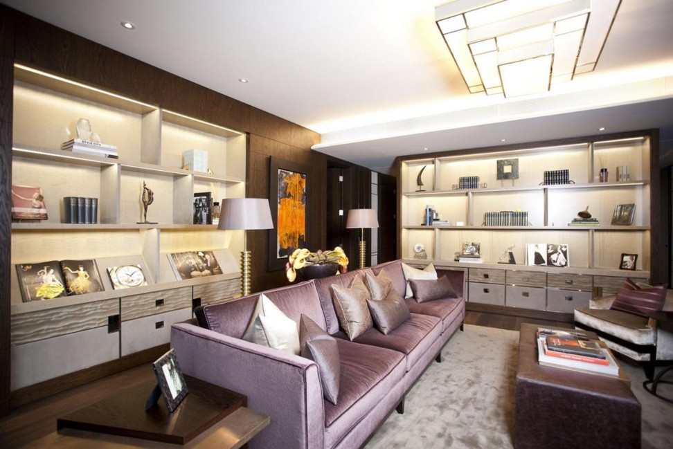 Another of the rooms in the luxury Knightsbridge flat owned by property tycoon Nick Candy.