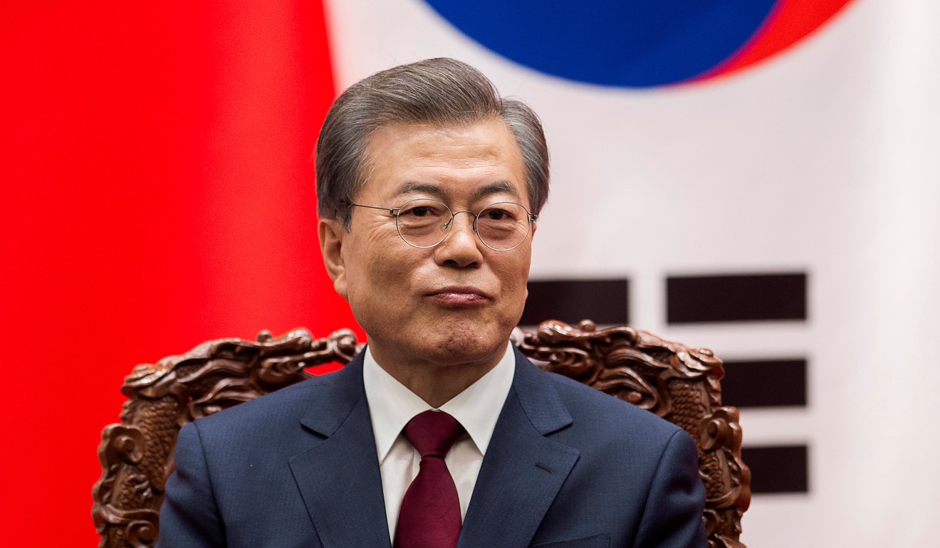 South Korean President Moon Jae-in has vowed to crack down on corporate corruption. Photo: Reuters