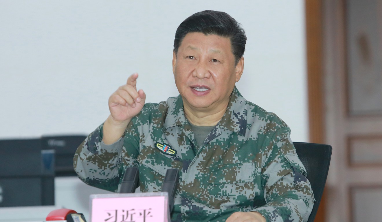 Xi Jinping told the military mission to concentrate its preparations for fighting a war. Photo: Xinhua