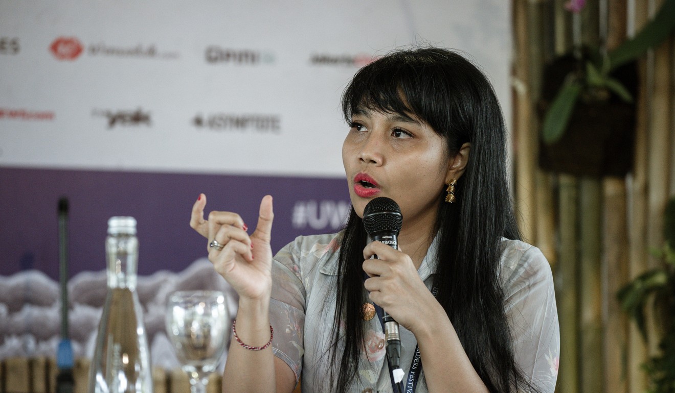 Saras Dewi: “my generation is fighting for the recognition of sexual violence”. Picture: Vifick Bolang