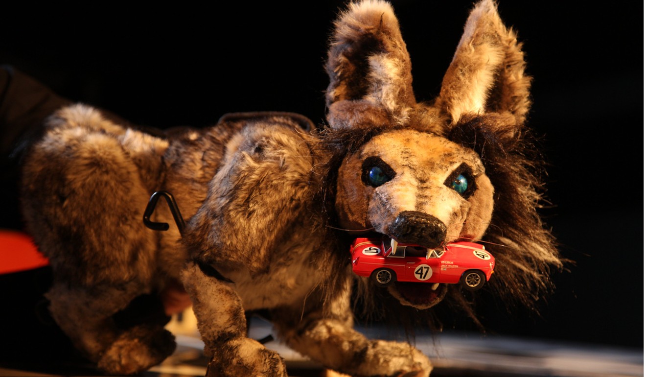 ‘Red Racing Hood’ by Australia’s Terrapin Puppet Theatre – a reimagining of the fairy tale ‘Little Red Riding Hood’, which still features a wolf, but sees Red trying to overcome her fears to win a slot car race – forms part of Hong Kong’s ‘Cheers!’ Series of family entertainments in December.