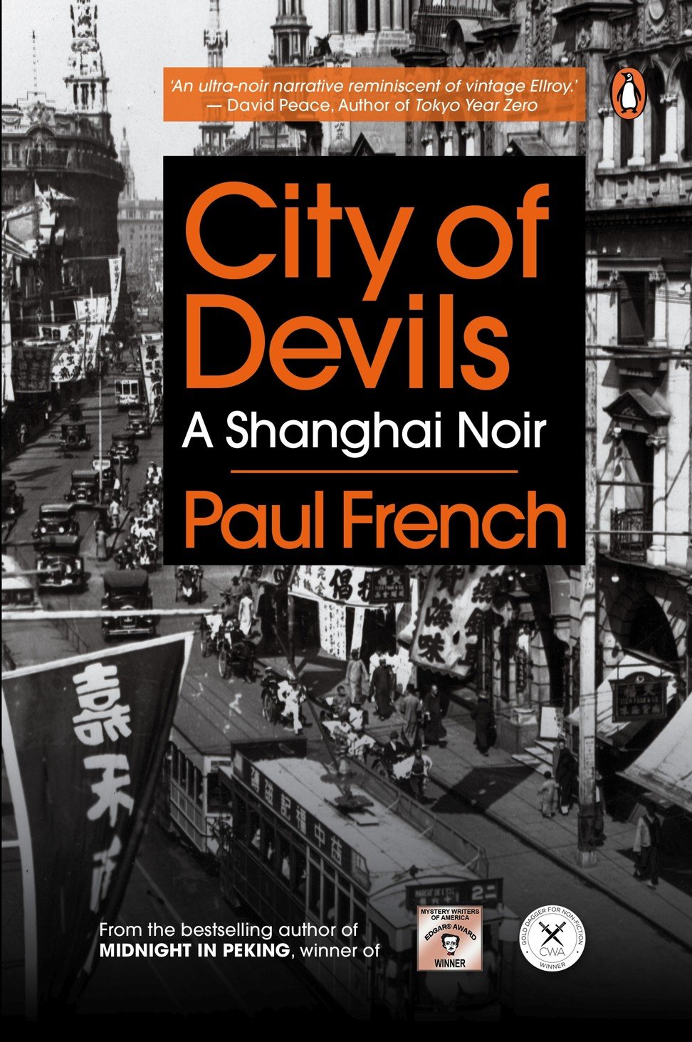 The cover of City of Devils – A Shanghai Noir by Paul French.