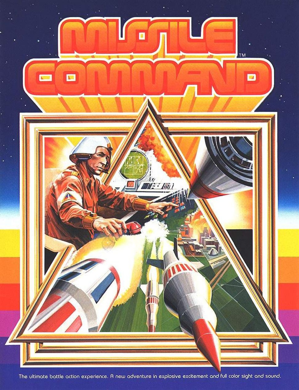 A poster for Missile Command.