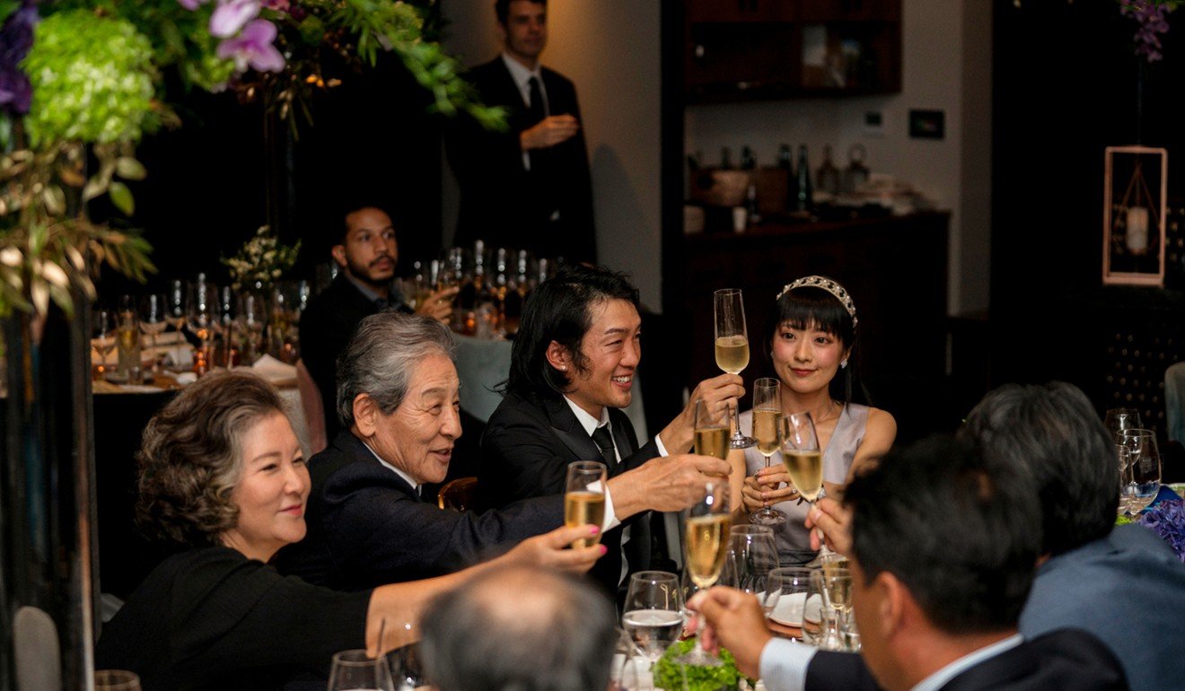 The Emperor and the Crown Prince at the latter’s inauguration in a Los Angeles restaurant. Photo: Handout