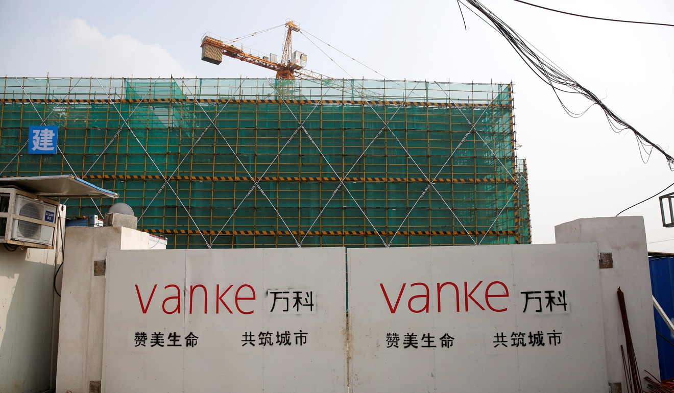 China Vanke bucked the declining sales trend seen at its rivals in November. Photo: Reuters