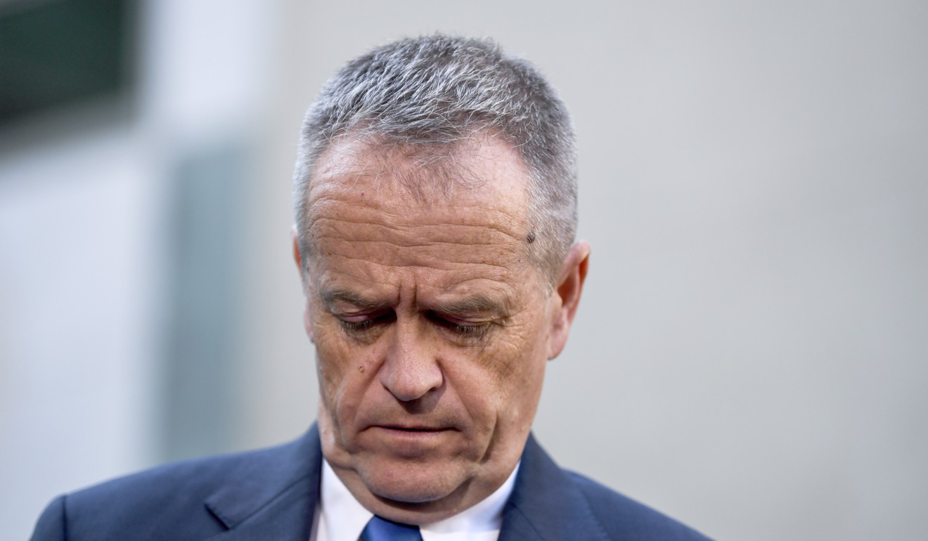 Bill Shorten speaks to the media during a press conference at Parliament House in Canberra, Australian C, leader of the opposition. Photo: EPA