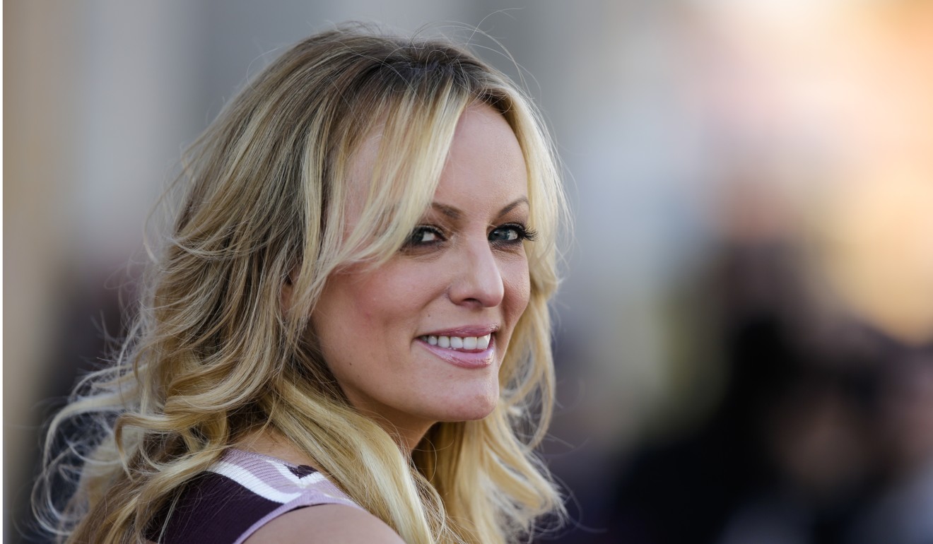 File phot of adult film actress Stormy Daniels. Photo: AP