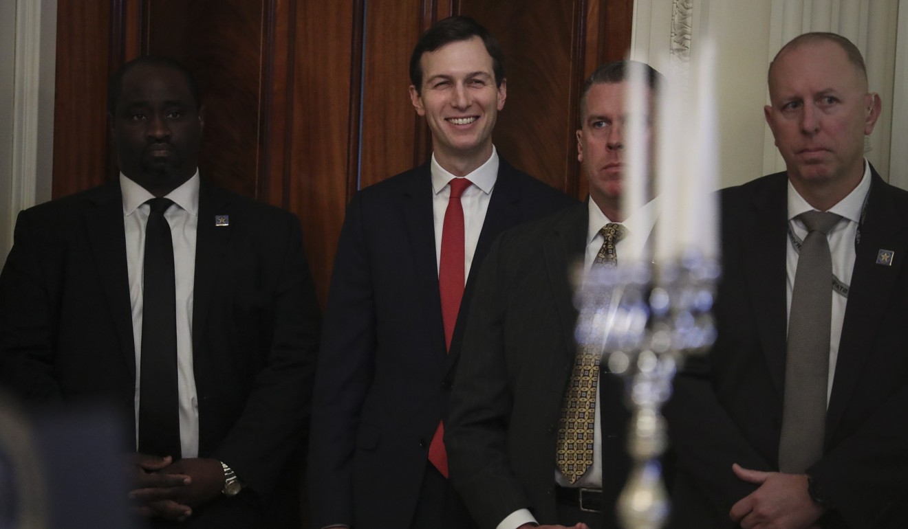 Senior adviser and son-in-law to Trump, Jared Kushner, at a White House event on December 6, 2018. Photo: EPA