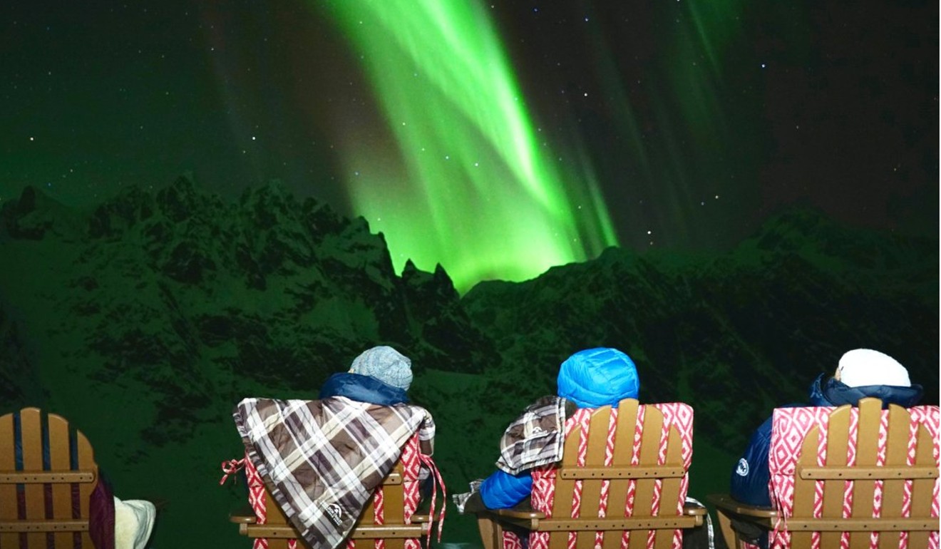 The troposphere at this location is thin, providing incredible aurora experiences.