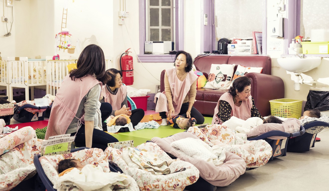 Daily volunteers take care of children at Mother’s Choice. Photo: courtesy of Mother’s Choice
