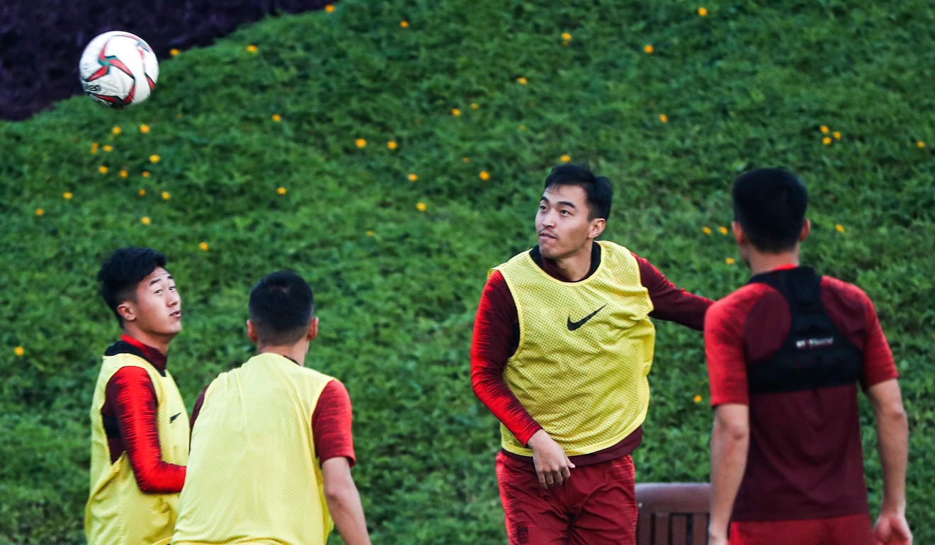 China’s will be the oldest squad at the competition in UAE. Photo: AFP