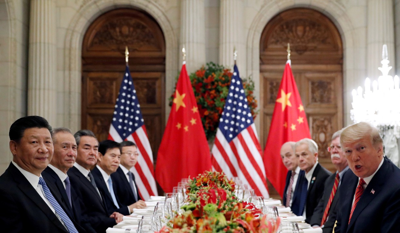 Xi Jinping, Donald Trump and their delegations met in Buenos Aires on December 1 and agreed a 90-day trade war truce. Photo: Reuters