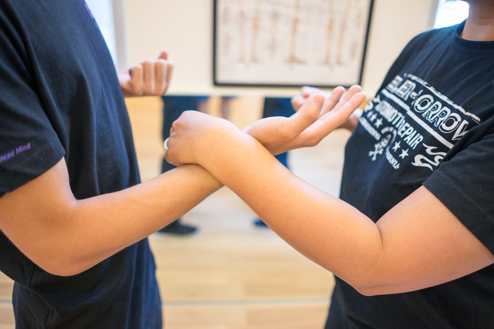 Be prepared to pair up for one-on-one practice at Mindful Wing Chun.