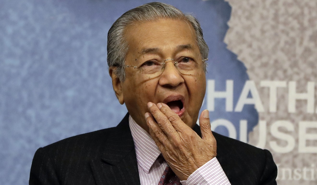 Malaysia’s Prime Minister Mahathir Mohamad says the belt and road plan is a new version of colonialism. Photo: AP