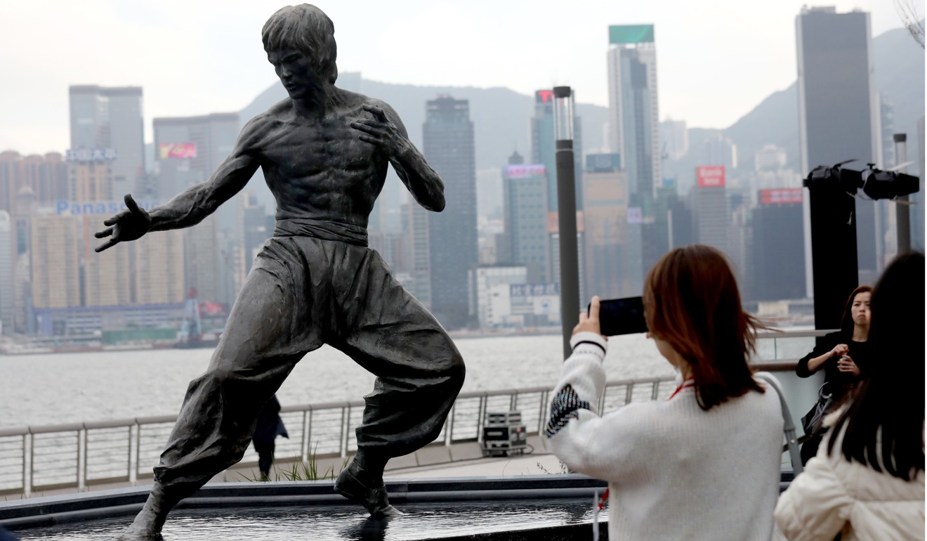 The much-loved 2.5-metre-tall bronze statue of Bruce Lee was erected in 2005. Photo: Dickson Lee