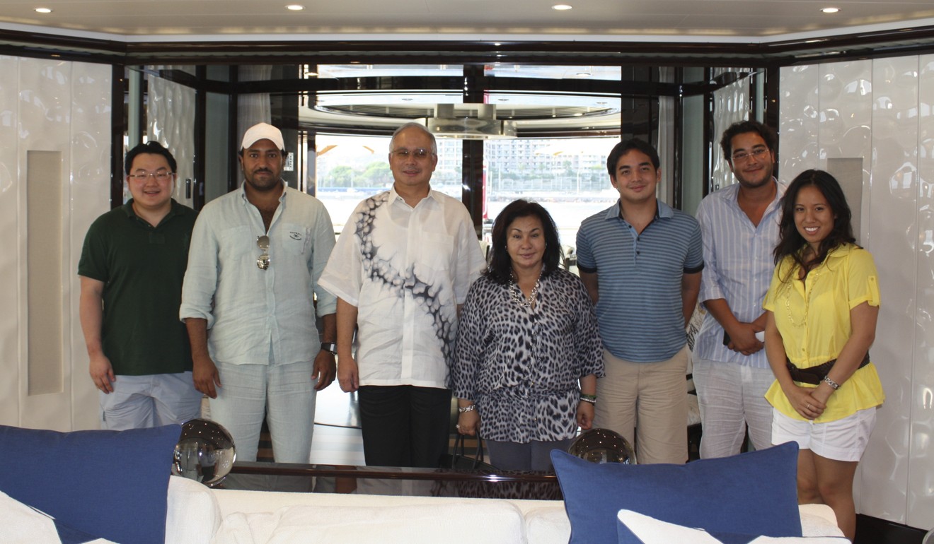 The PetroSaudi-1MDB party on the Alfa Nero is attended by (from left) Jho Low, Prince Turki bin Abdullah Al Saud, Najib and his wife, Rosmah Mansor, their son, Nor Ashman, Obaid and Nooryana Najwa, Najib and Rosmah’s daughter.