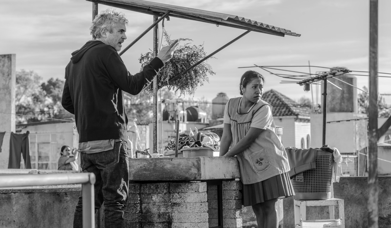 Roma is nominated for an Oscar for best picture and best foreign film. Photo: AP