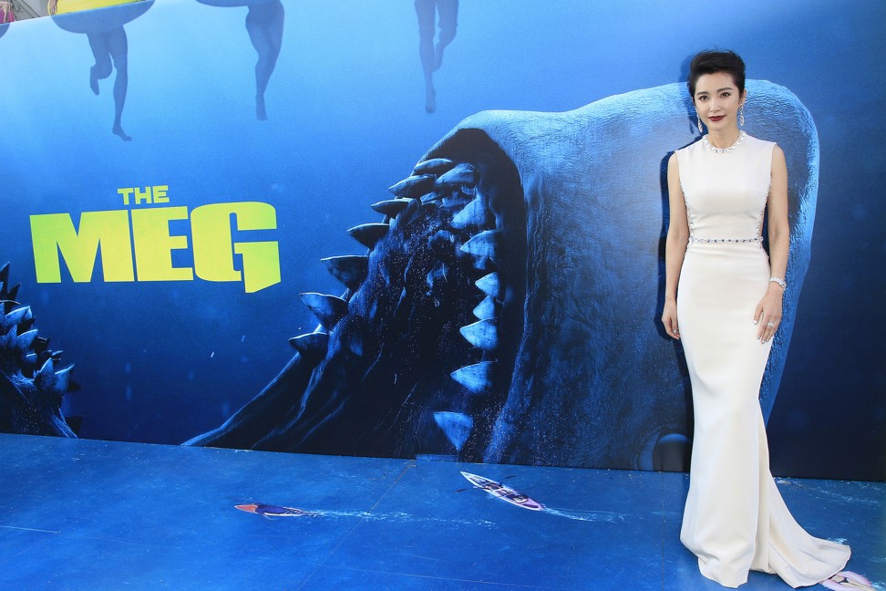 Chinese actress Li Bingbing at the US premiere of Warner Bros’ The Meg at the TCL Chinese Theatre IMAX in Hollywood on 6 August 2018. The joint US-Chinese production, which was released in RealD 3D, was also shown in IMAX format. Photo: EPA-EFE
