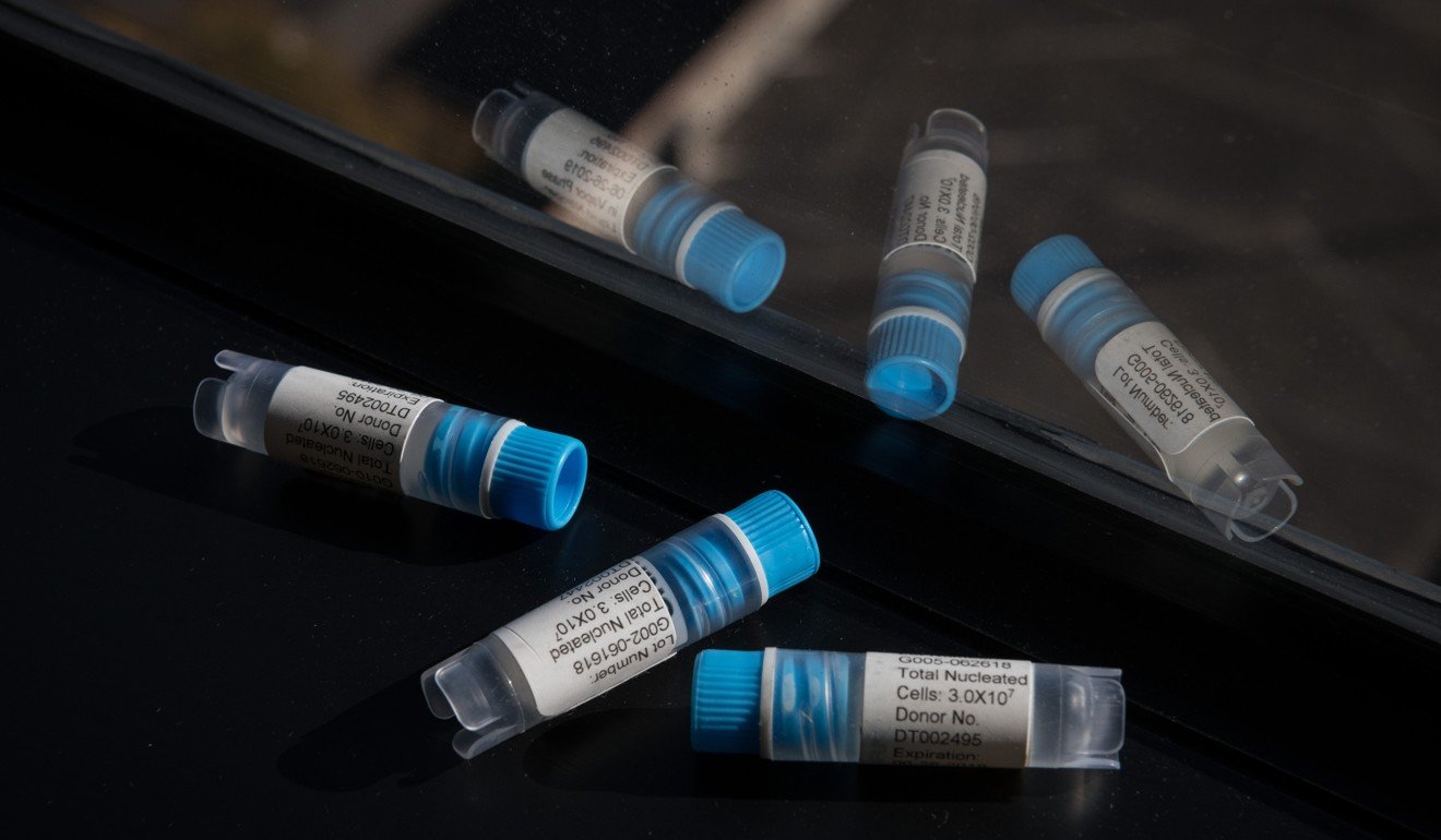 Liveyon sells tiny vials of a solution it says is derived from umbilical cord blood, which it claims is an especially potent source of healing stem cells. Photo: The Washington Post