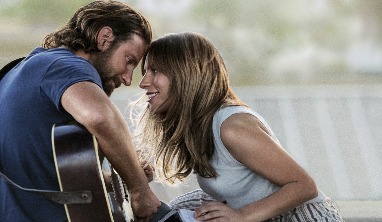 Bradley Cooper (left), and Lady Gaga in a scene from ‘A Star is Born’. Photo: Warner Bros. Pictures/AP