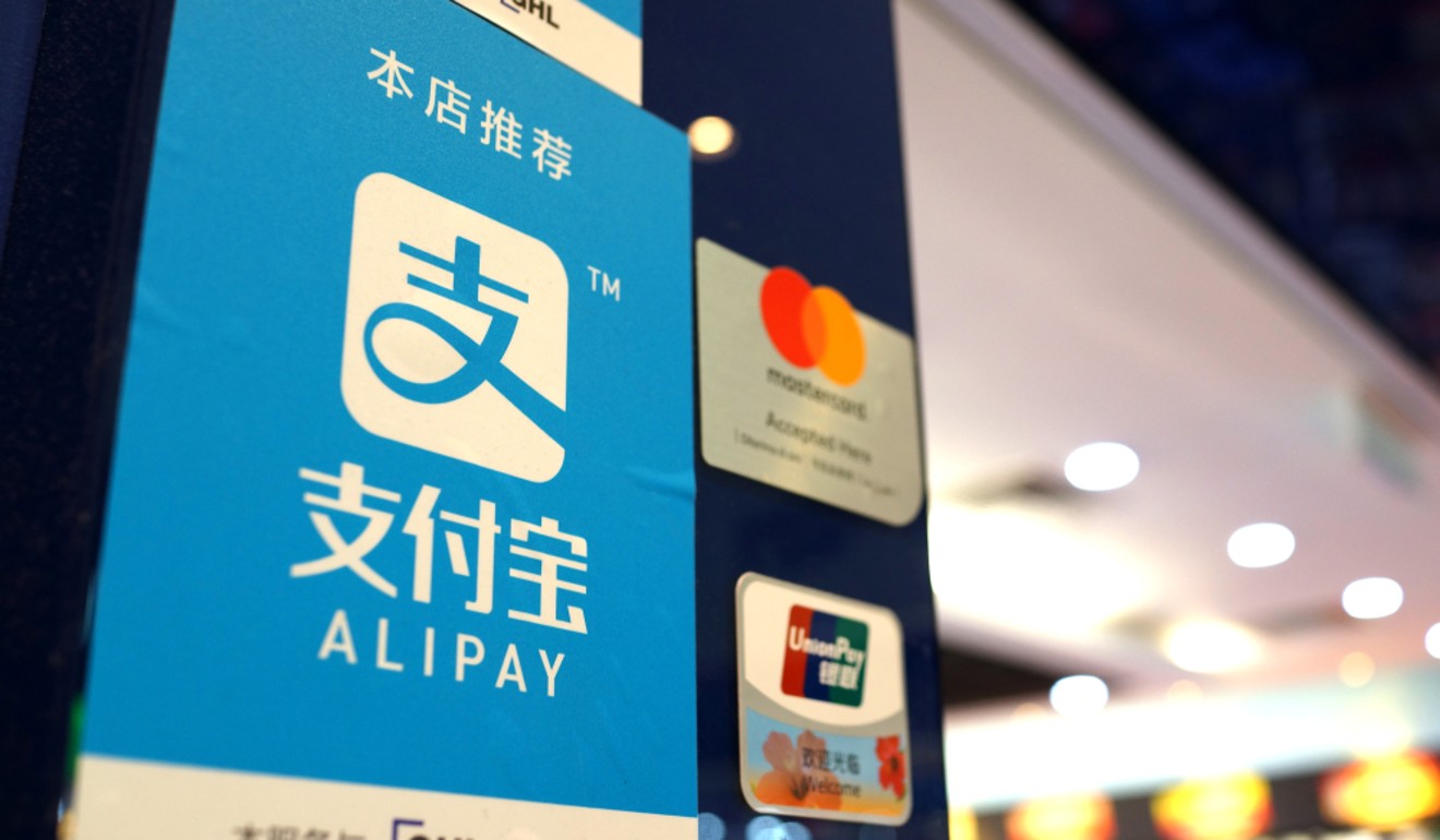 A sign for where you can use Alipay. Photo: Shutterstock