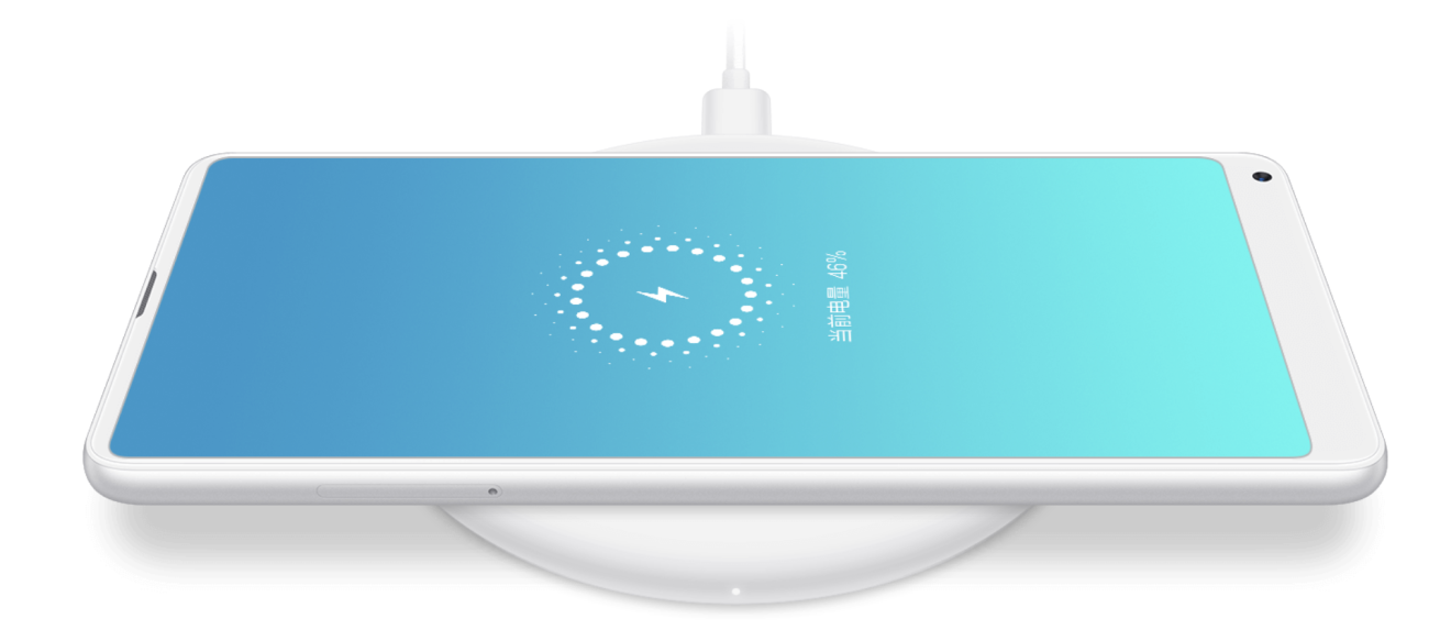 The Mi MIX 2S can charge wirelessly, and Xiaomi will sell a wireless charging pad. (Picture: Xiaomi)