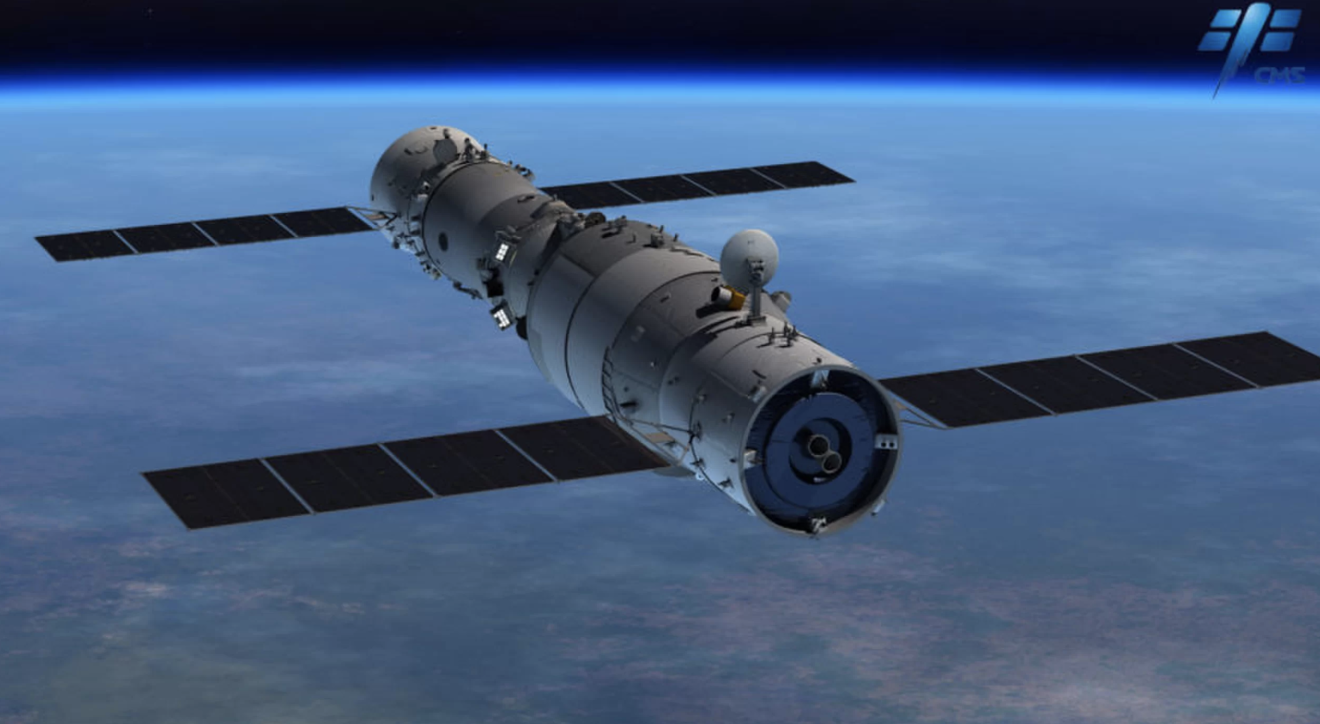 An artist's impression of the Tiangong-2 space station docked with the Shenzhou spacecraft. (Picture: China Manned Space Engineering Office)
